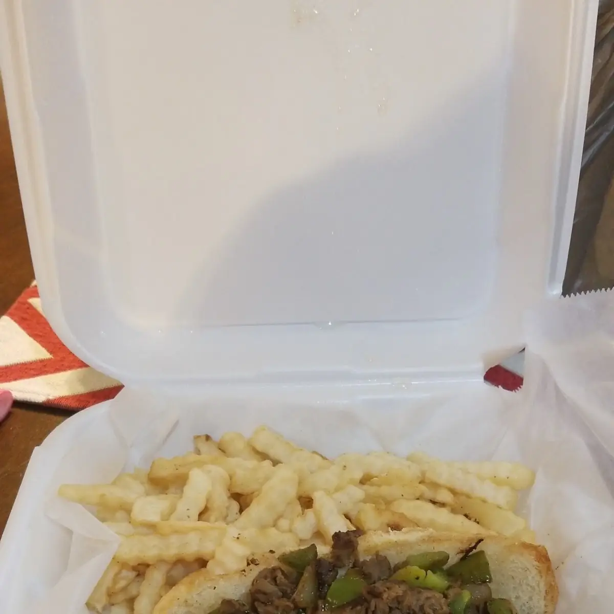 Philly Cheese Steak and Fries