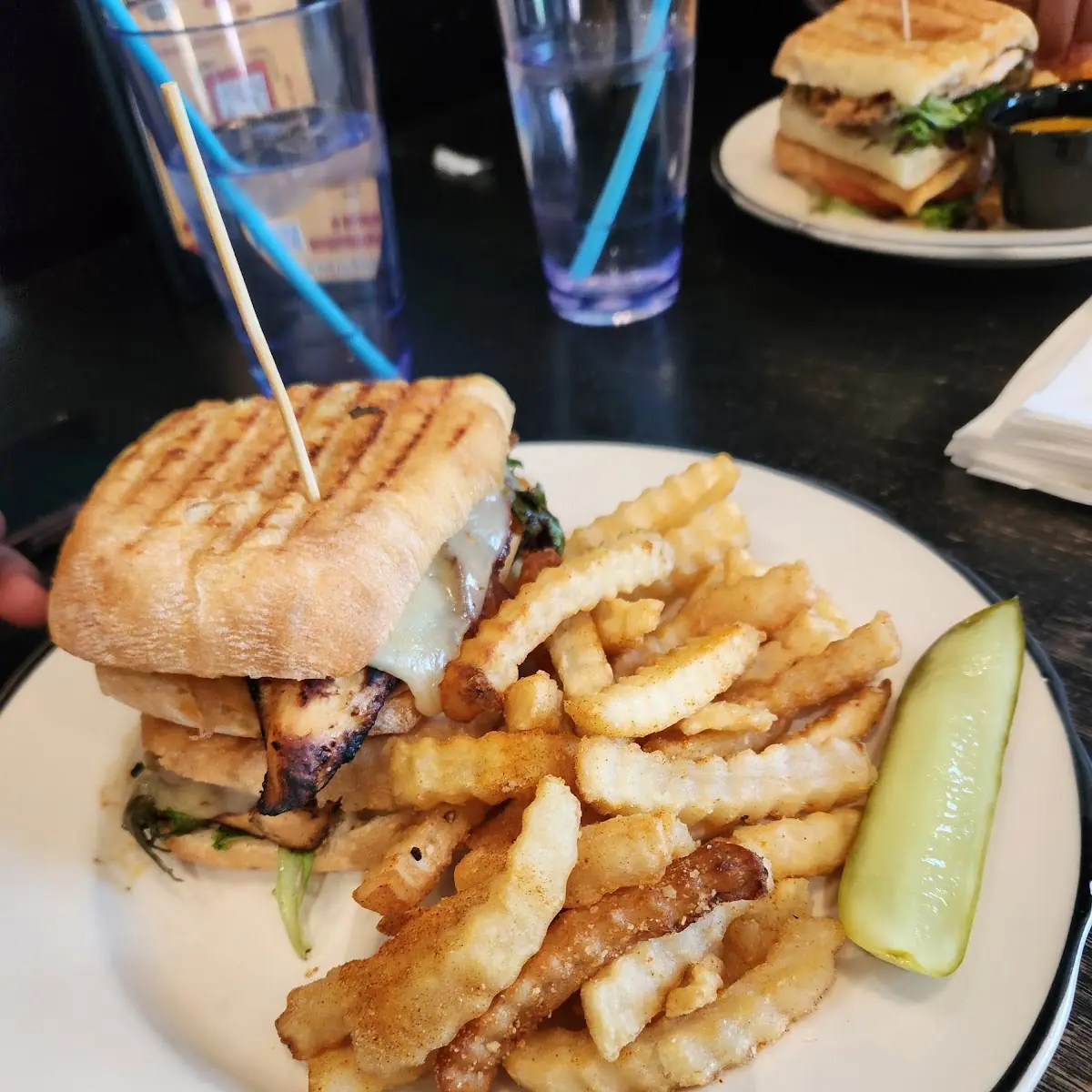 Grilled Chicken Sandwich with Fries