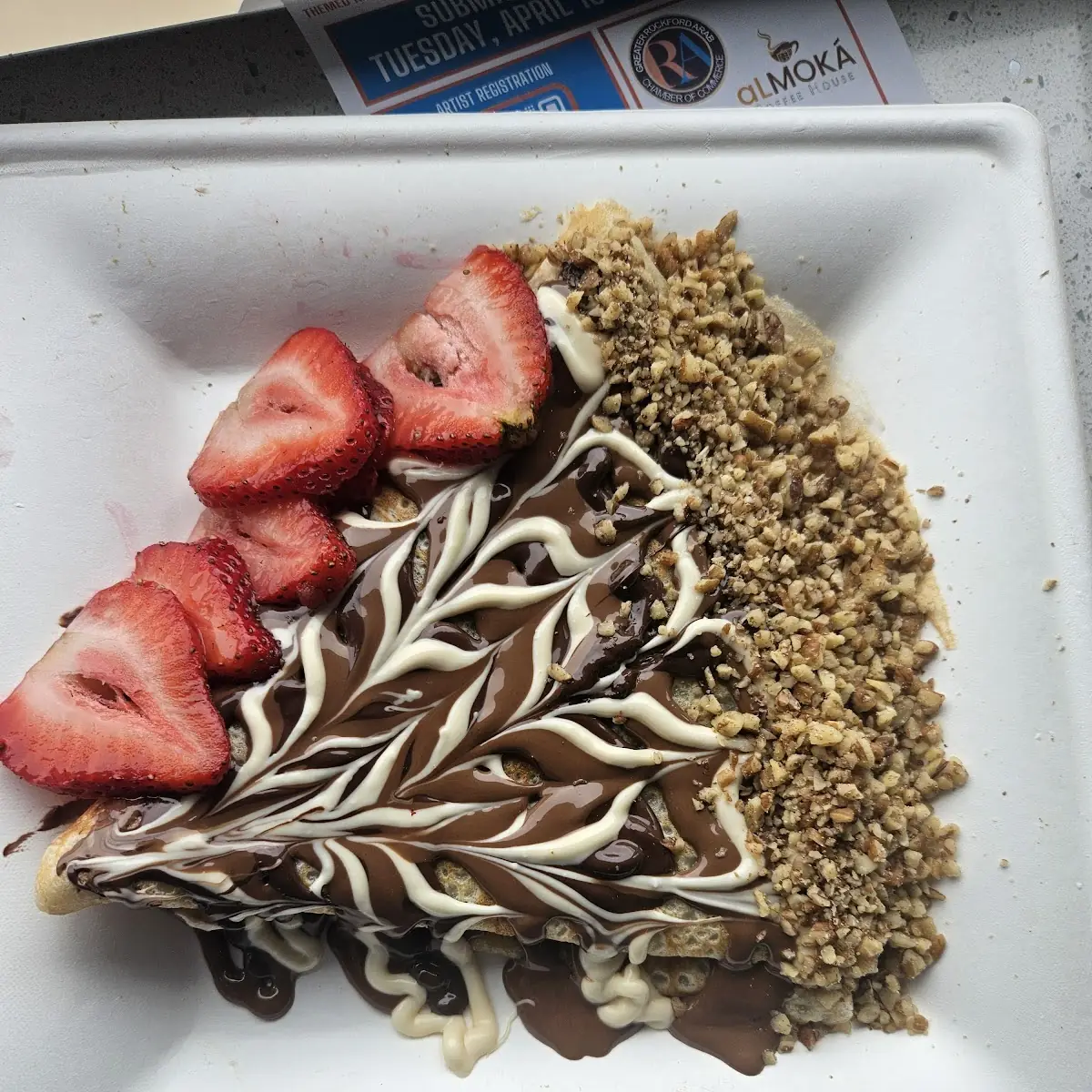 Dubai Strawberry Crepe