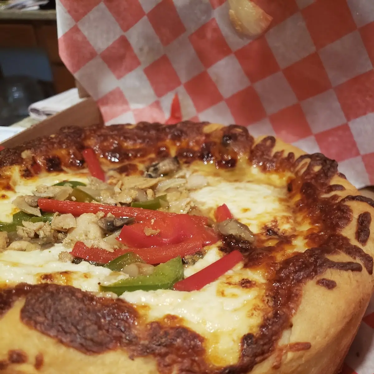 Chicken Cheesesteak Pizza