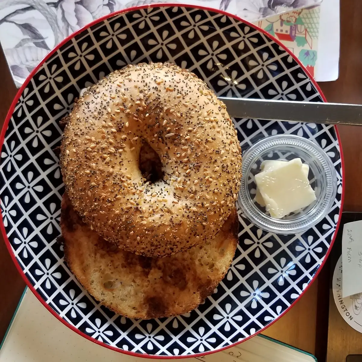 Everything Bagel with Butter