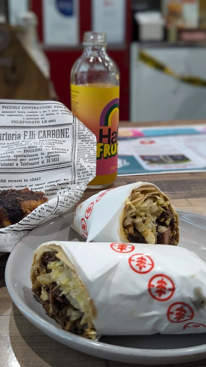 Lamb & Chicken Combo Yiros GF, Fish Out of Water Hyde Park