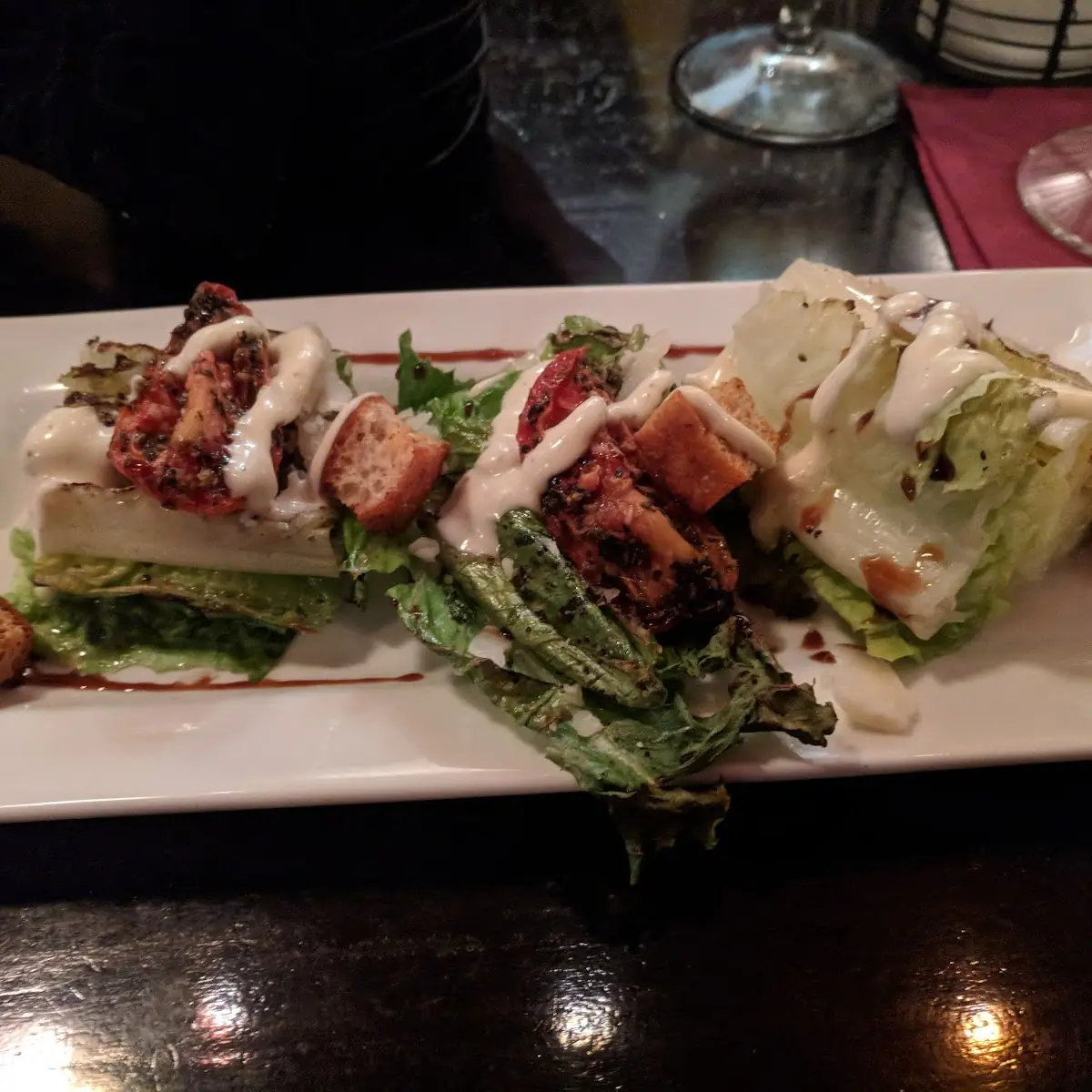 Grilled Caesar Salad