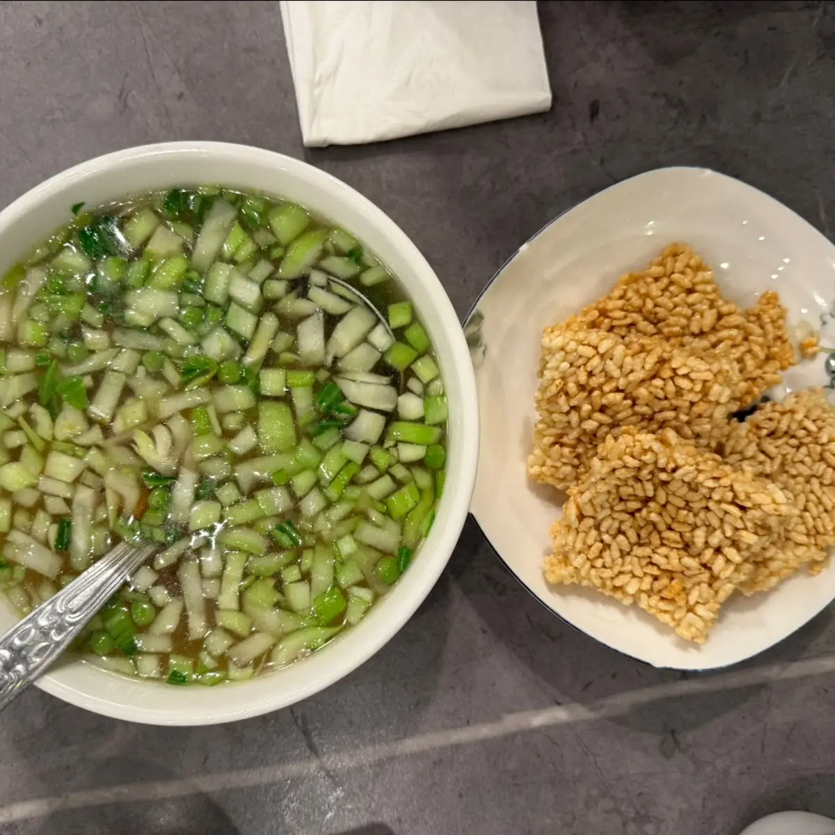 Sizzling Rice Soup