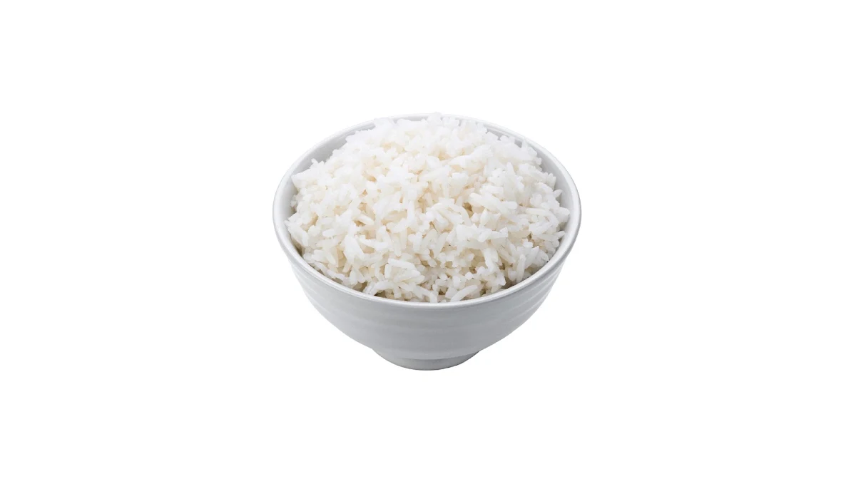 Steamed Rice, BB.Q Chicken