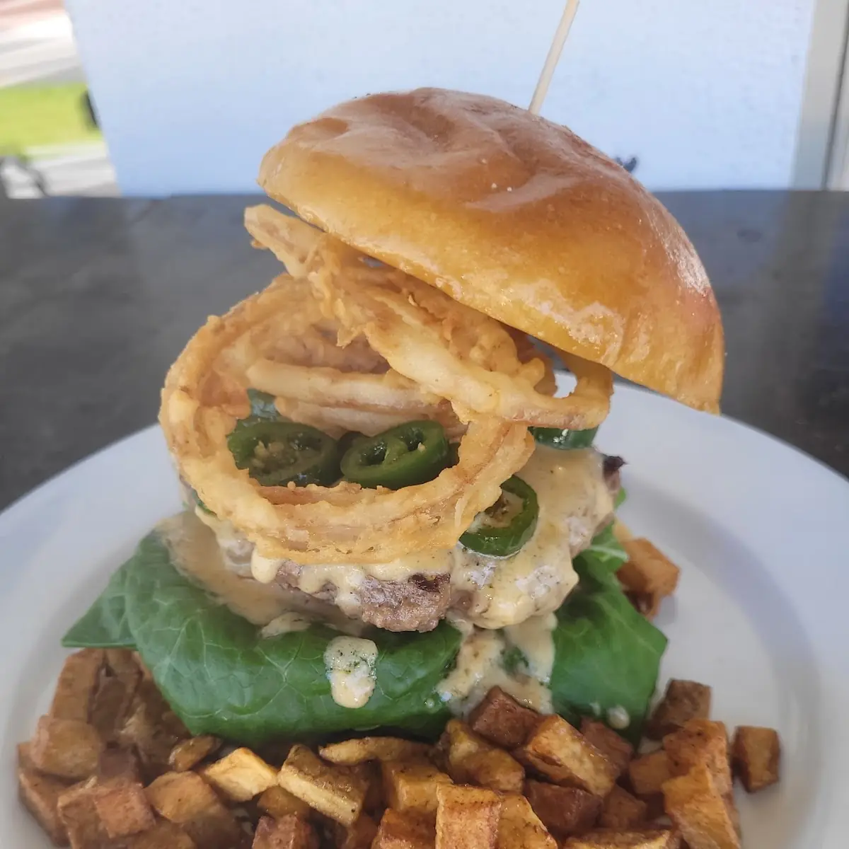 Beer Cheese Burger