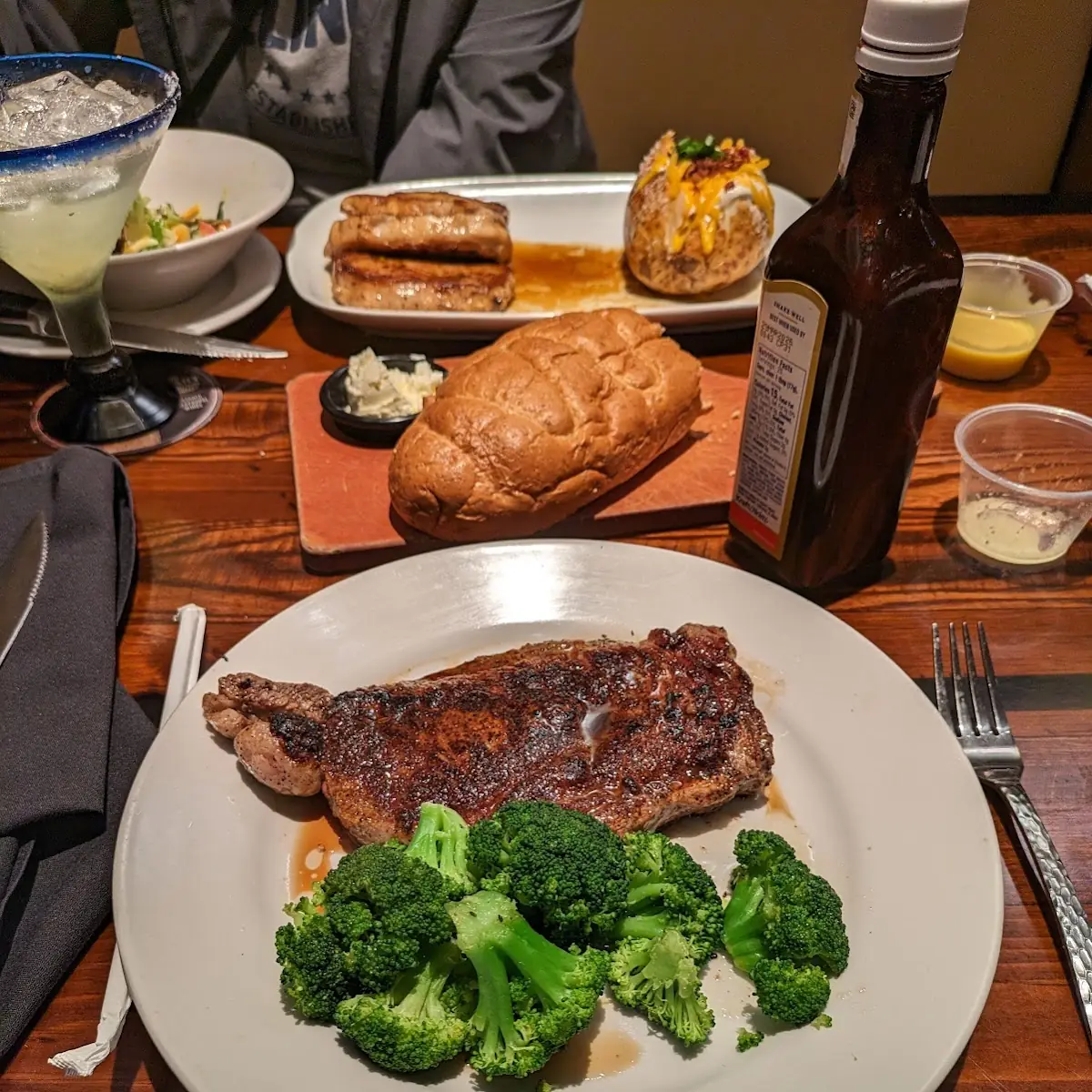 Ribeye Steak with Broccoli