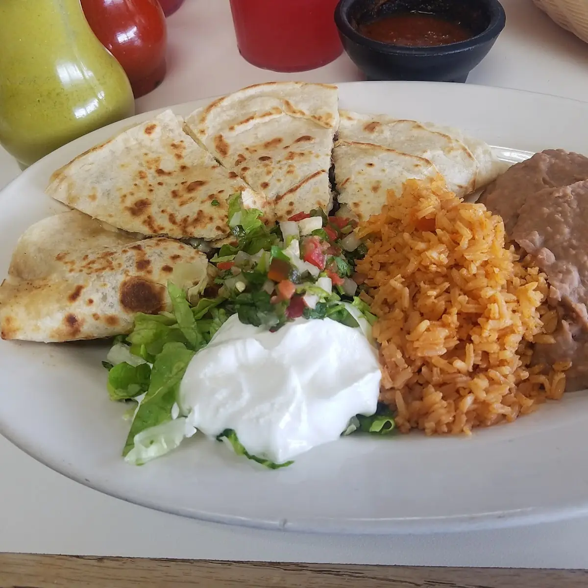 Fajita Quesadilla Plate