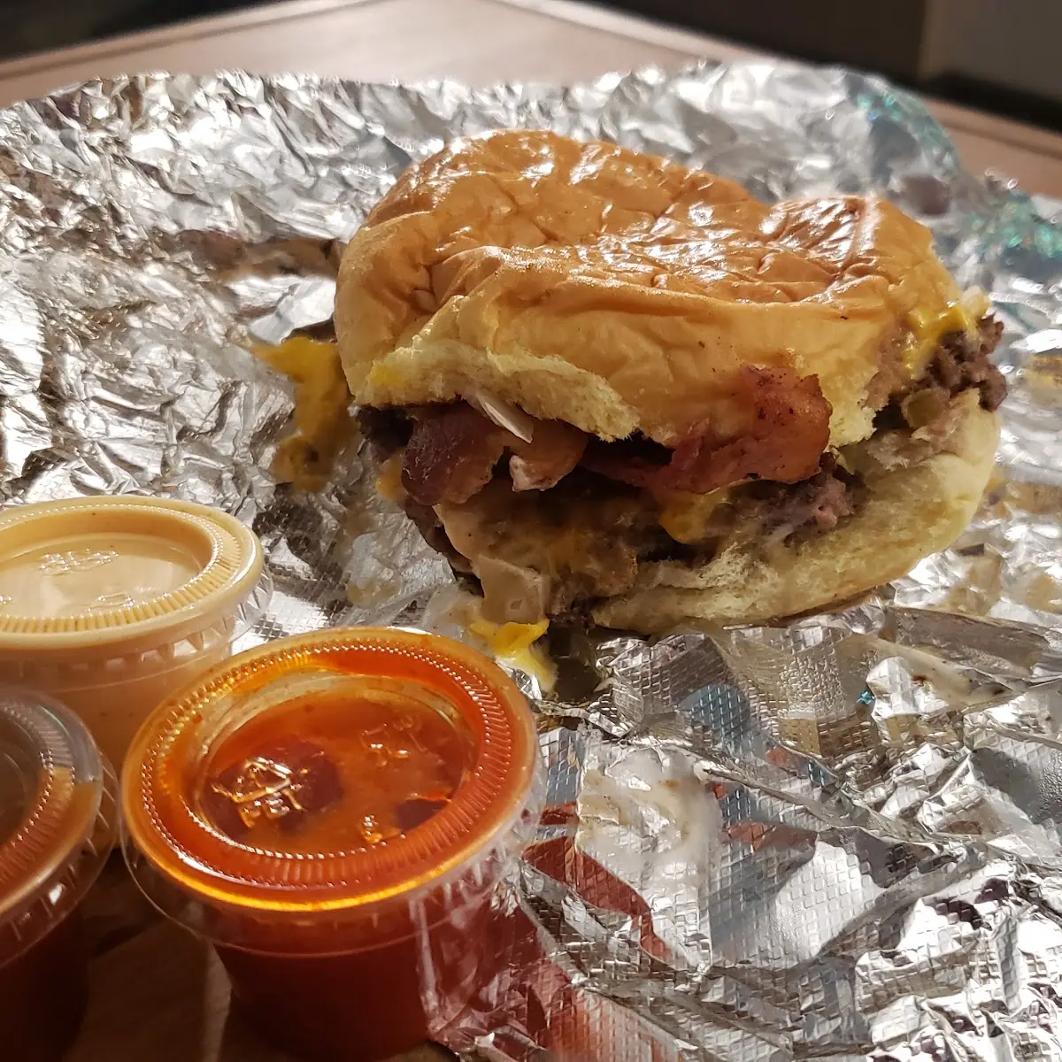 Burger with American Cheese