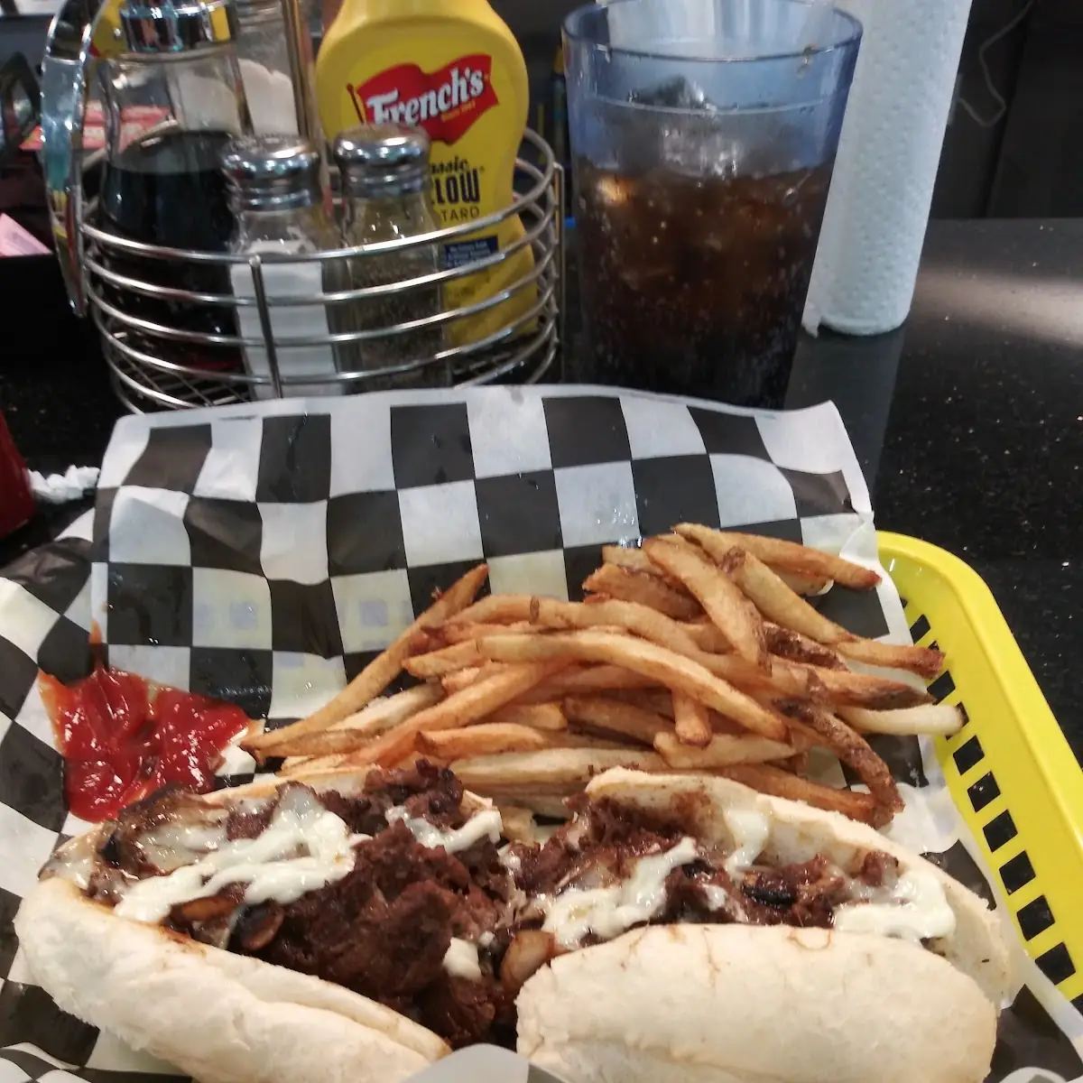 Philly Cheesesteak snd Fries