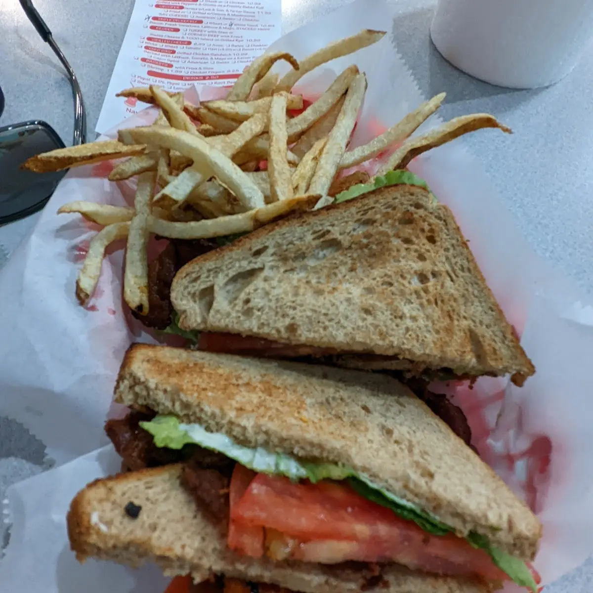 Triple Bacon Club Sandwich