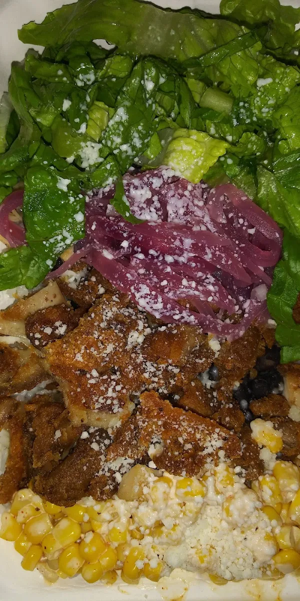 Crispy Chicken Rice Bowl