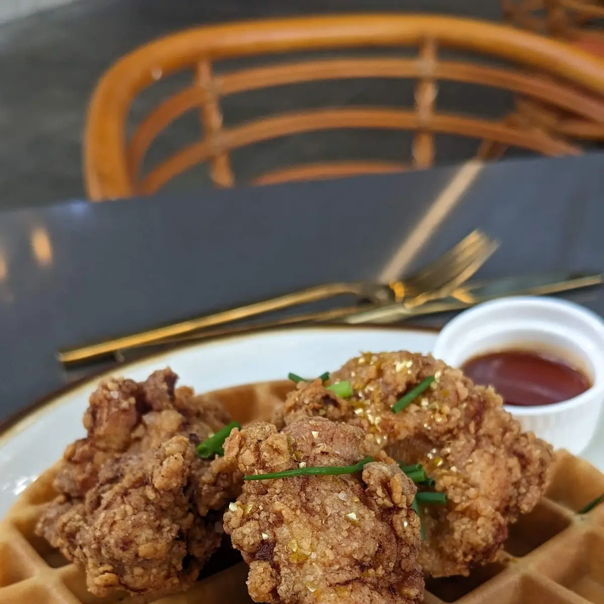 Spicy Chicken & Waffles