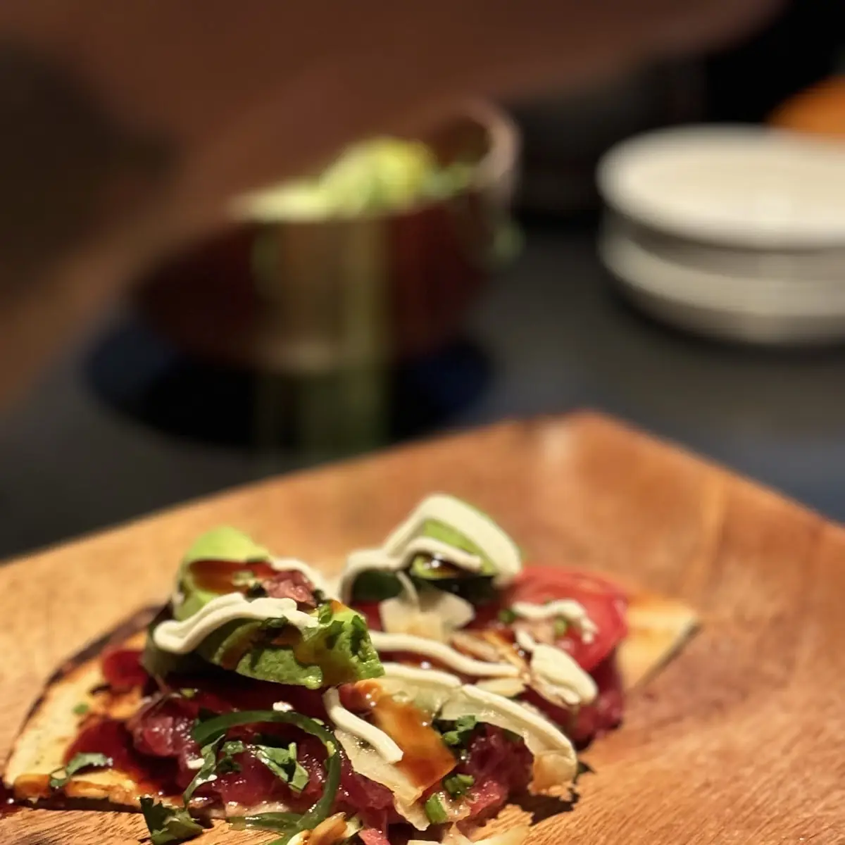 Ahi Tuna Pizza