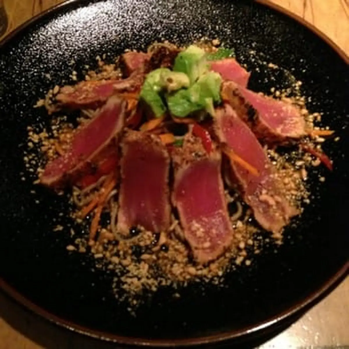 Seared Tuna Sola Noodle