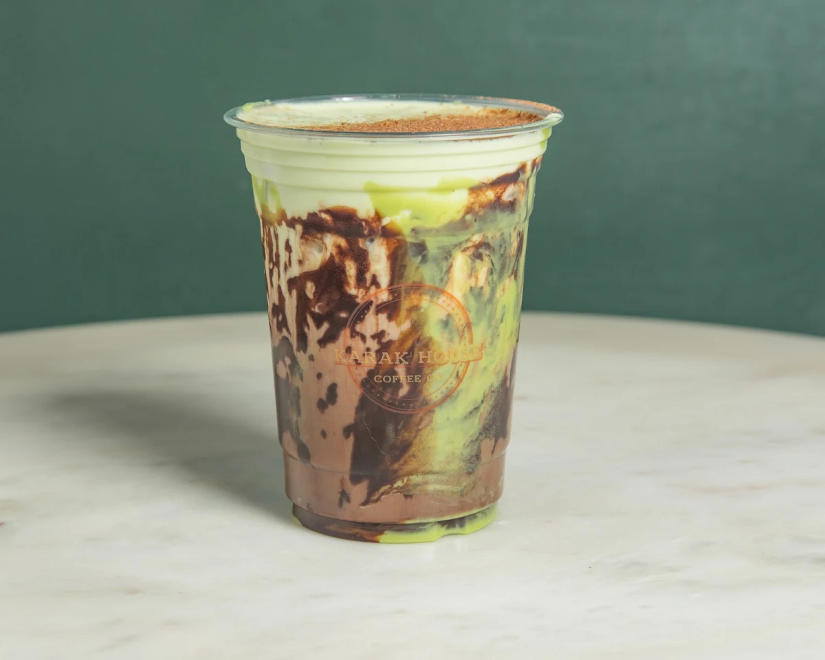 Mango Cold Foam Matcha Latte