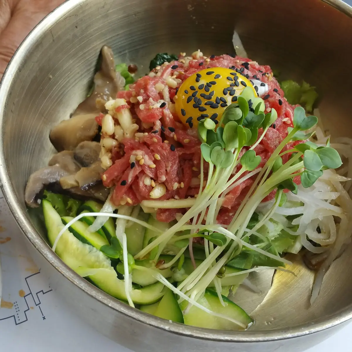 Korean Beef Tartare Bibimbap