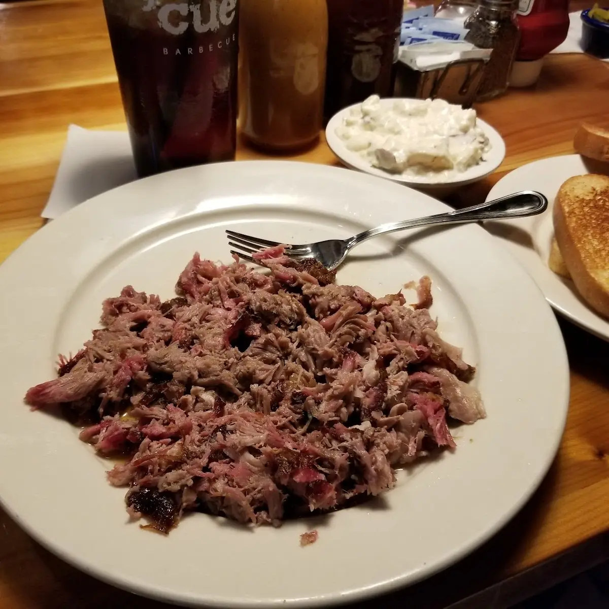 Chopped Pork Platter with Deviled Egg Potato Salad