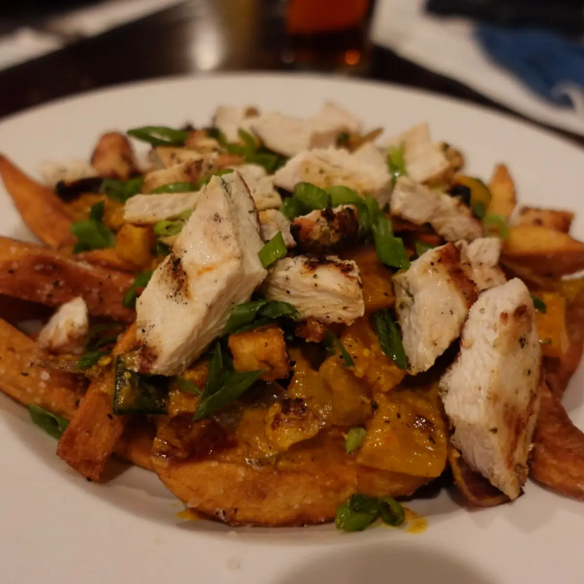 Chicken Curry with Chips