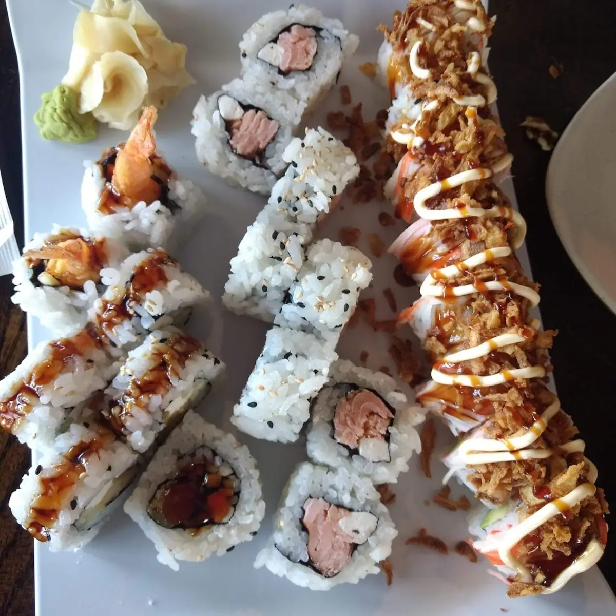 Smoked Salmon Shrimp Tempura