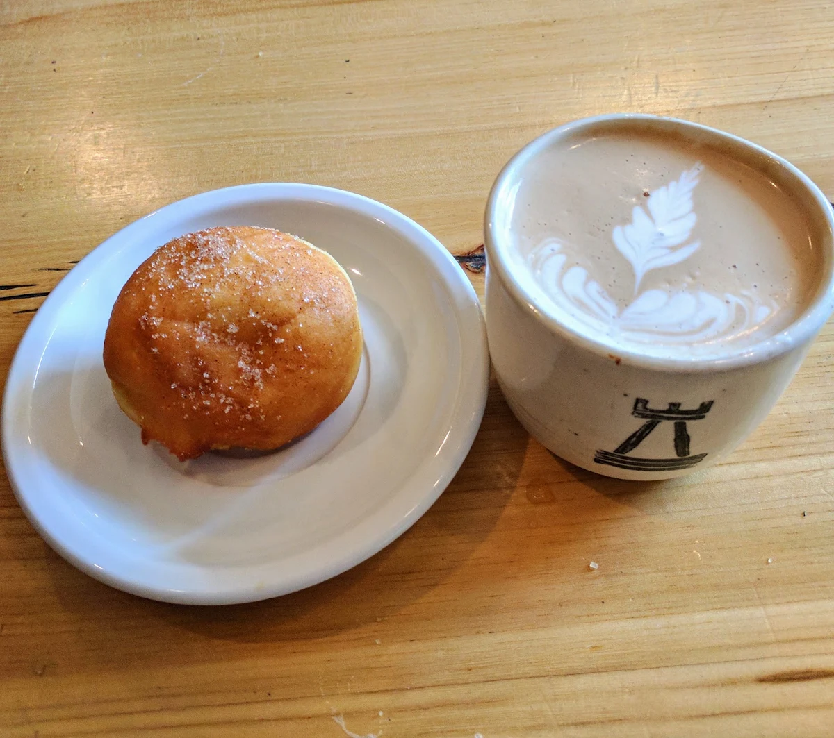Donut and Mocha
