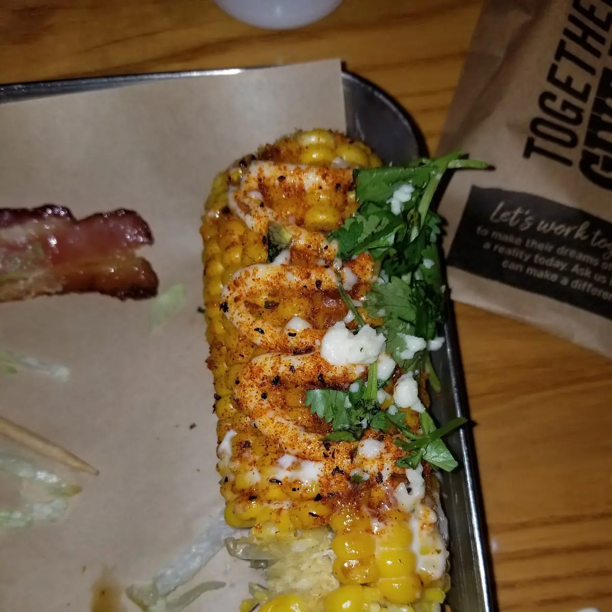 Roasted Street Corn 1 00