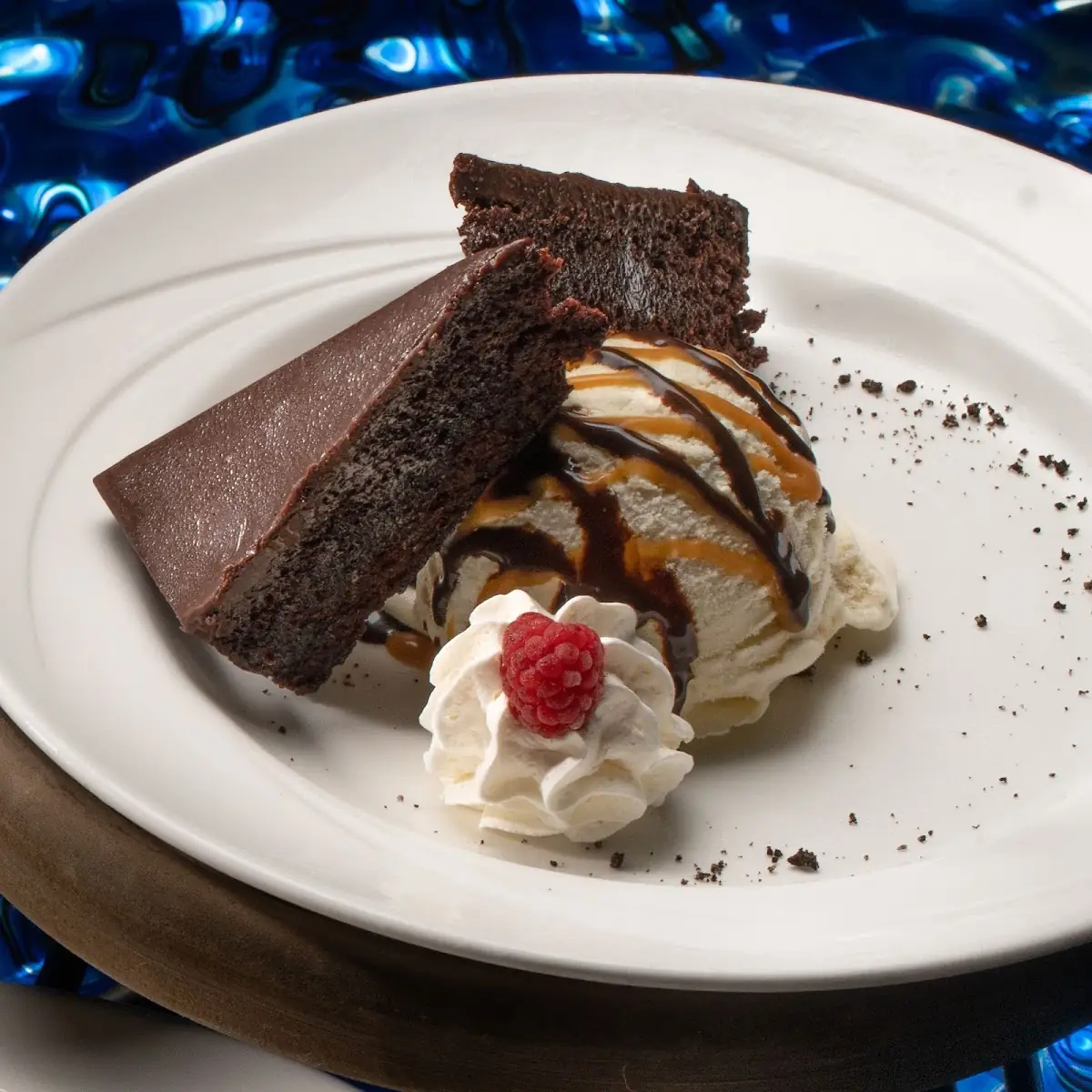 Double Chocolate Brownie Cakes