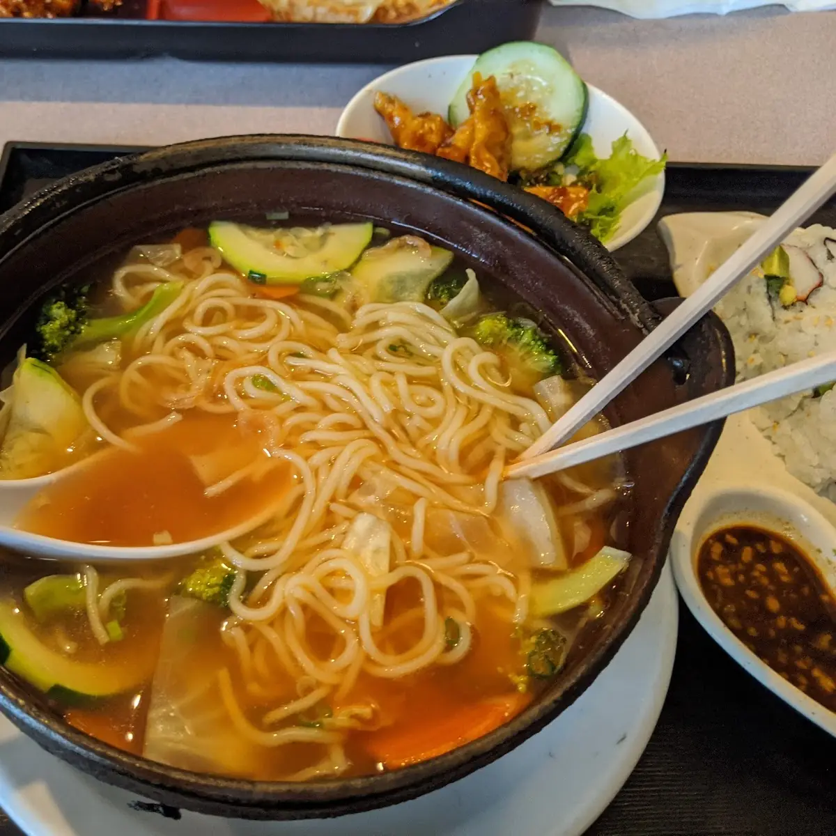 Spicy Seafood with Fresh Ramen
