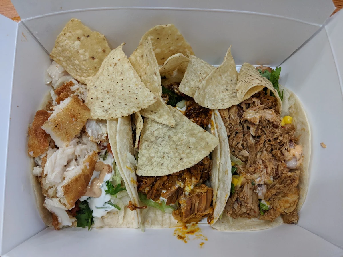 Pork and Chicken Tacos