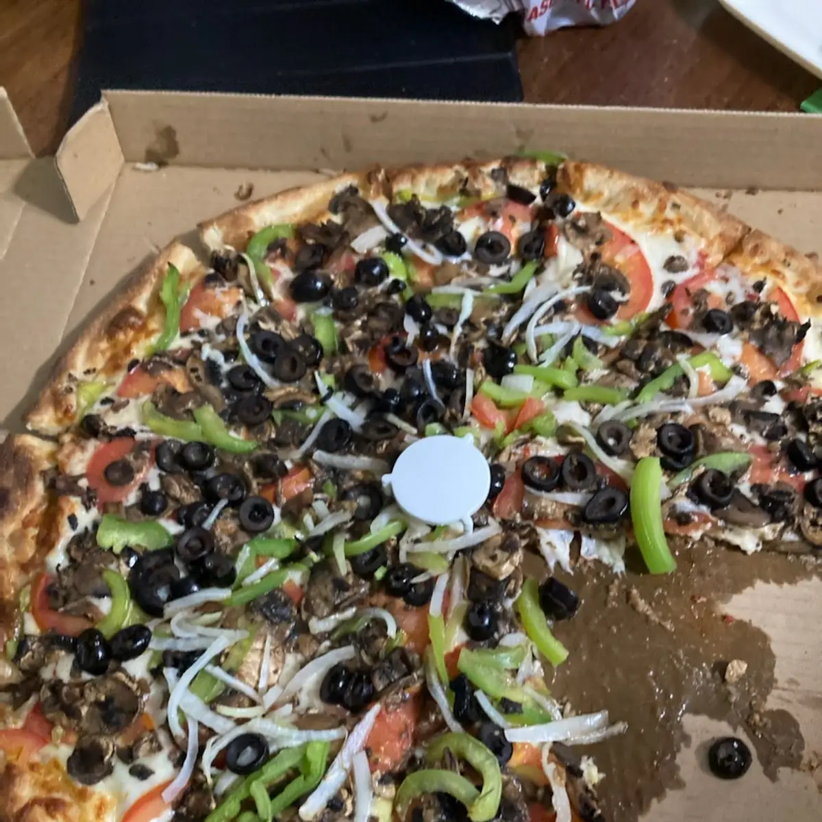 Pizza Vegetariana Delgada El Pan