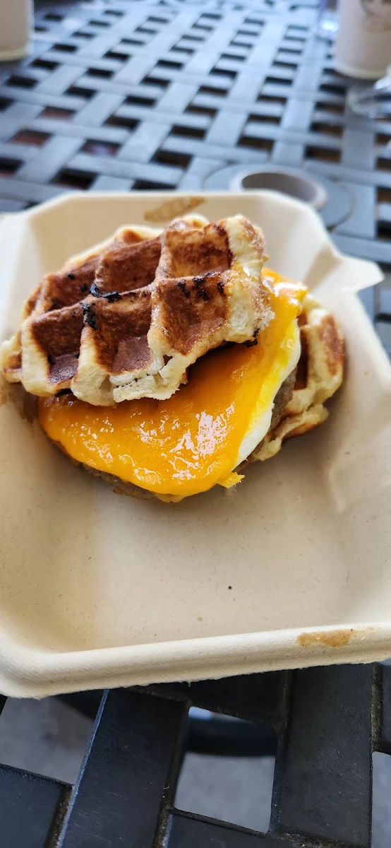 Breakfast Sandwich Waffle