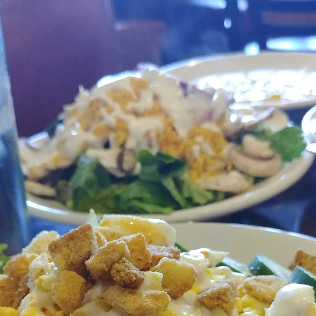 Salad with Ranch Dressing