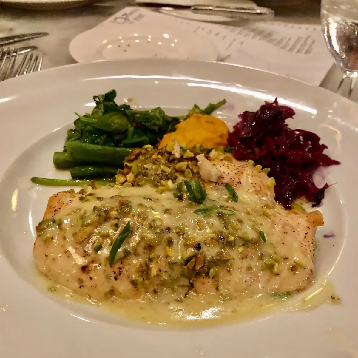 Pistachio Crusted Salmon