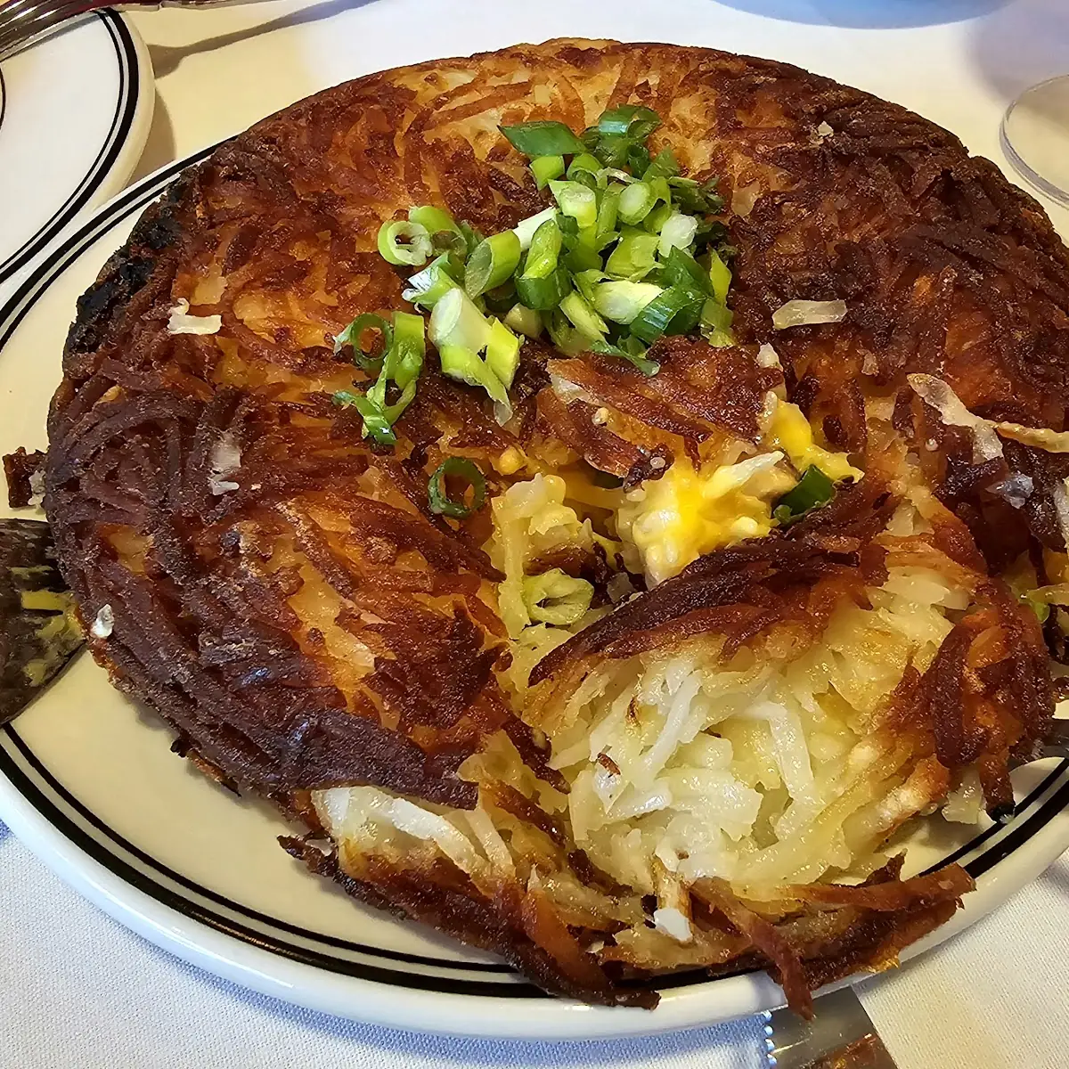 Crispy Hash Brown Potato Side