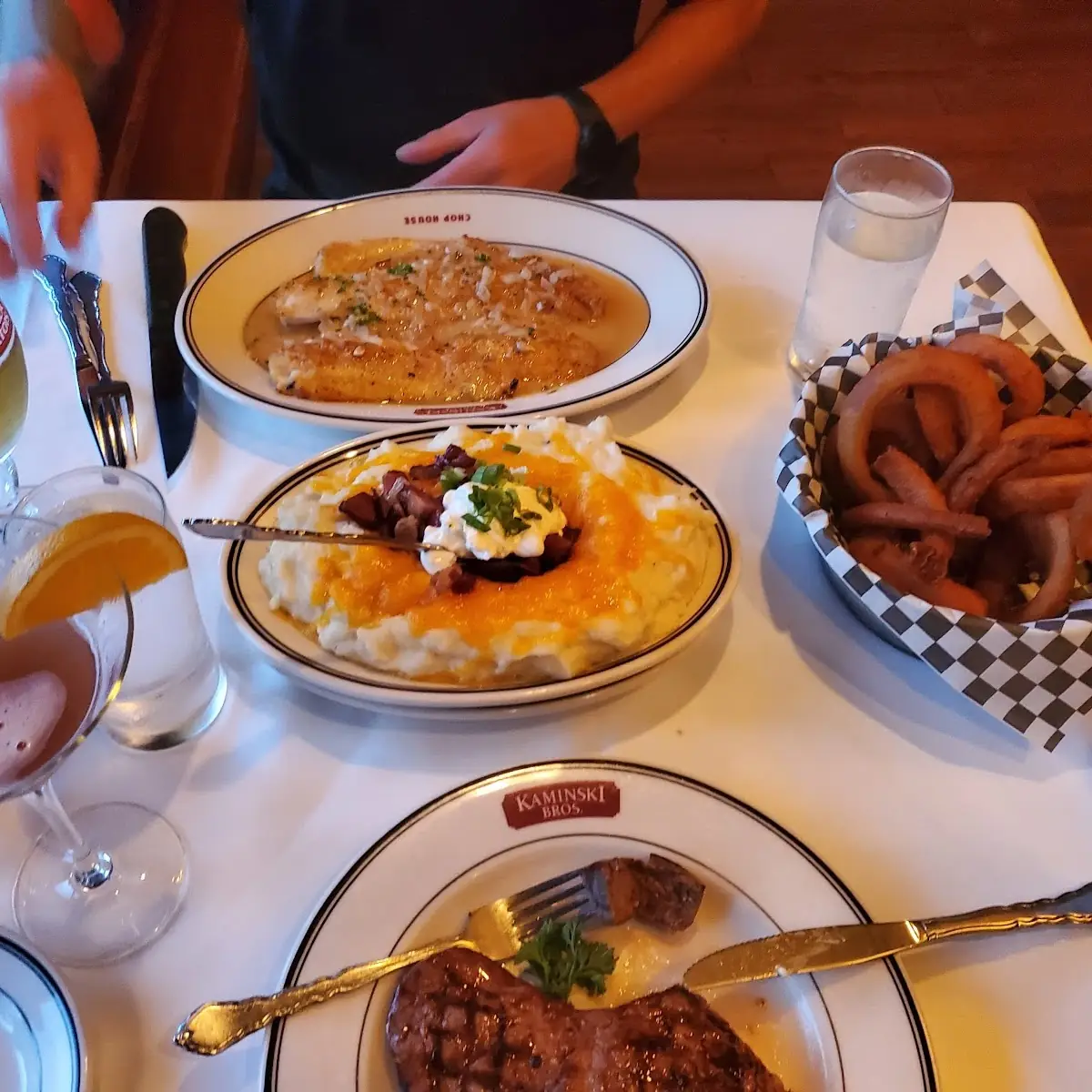 Ribeye Steak with Mashed Potatoes