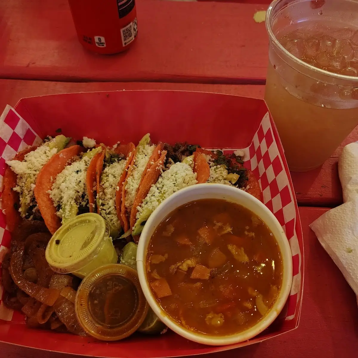 Tacos de Bistec Con Todo