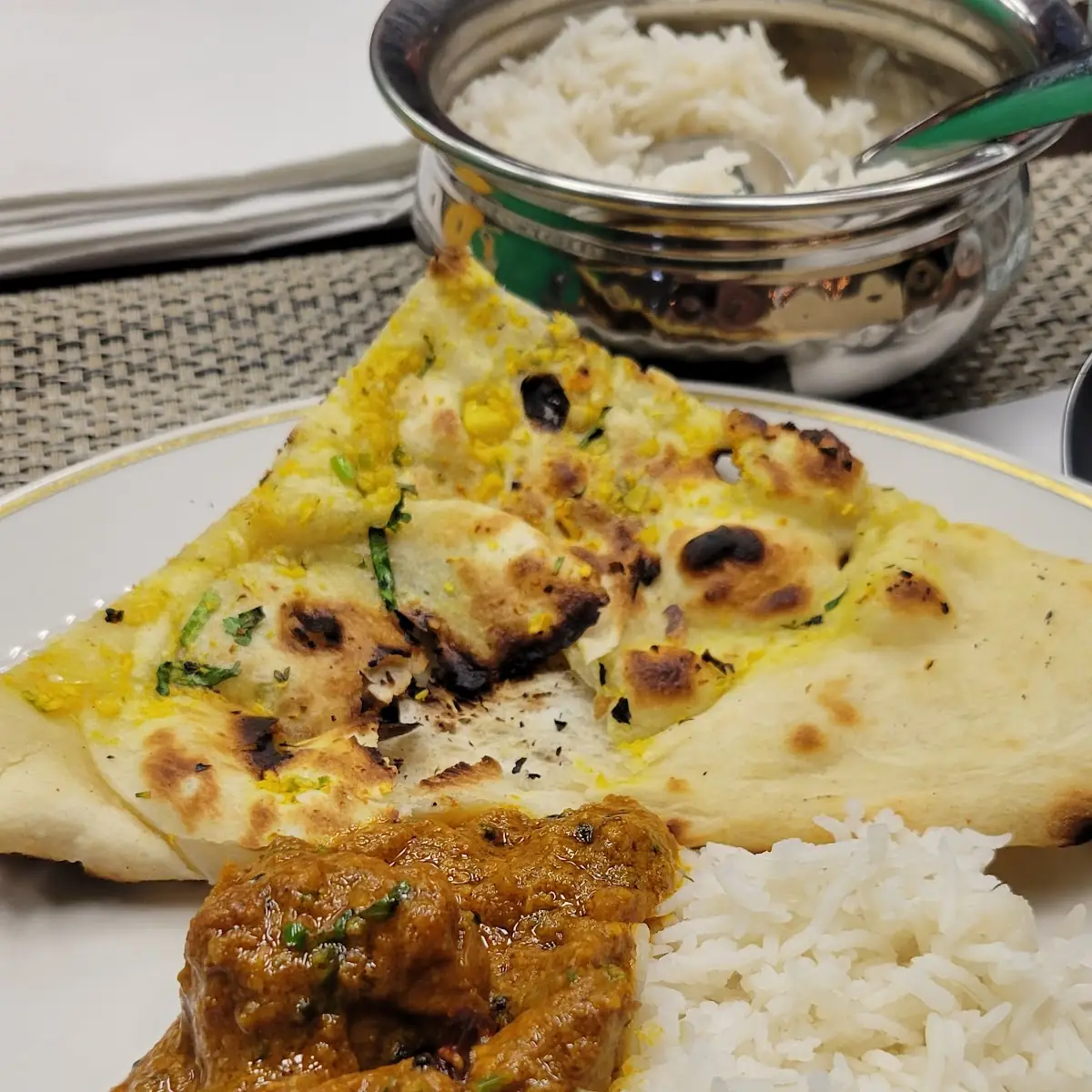 saag chicken curry