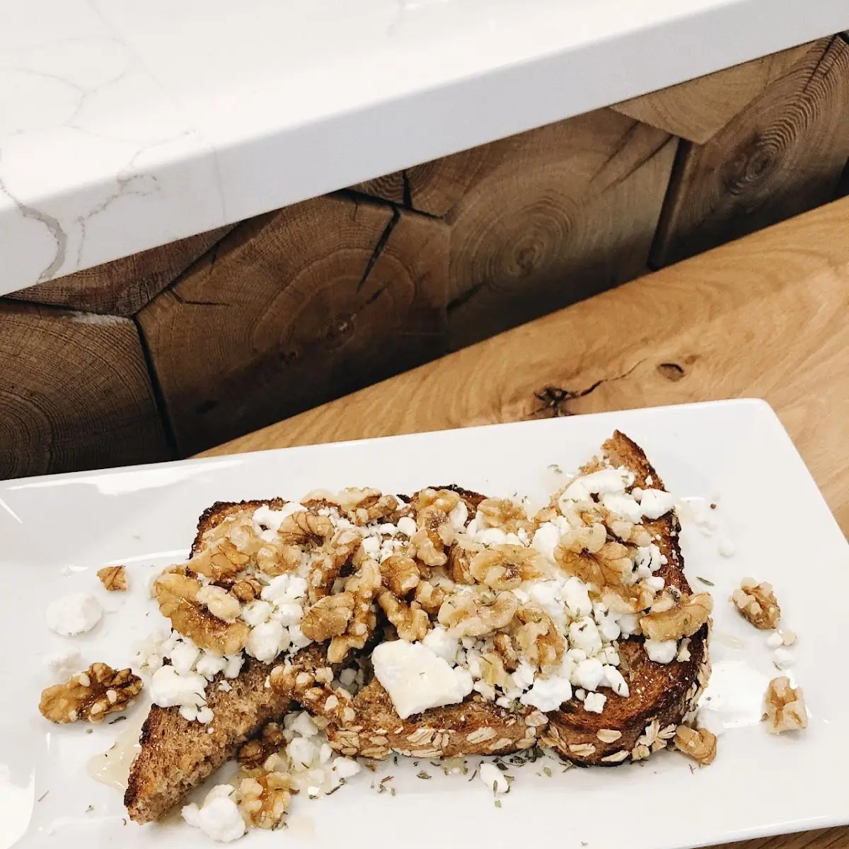 Honey & Goat Cheese Toast