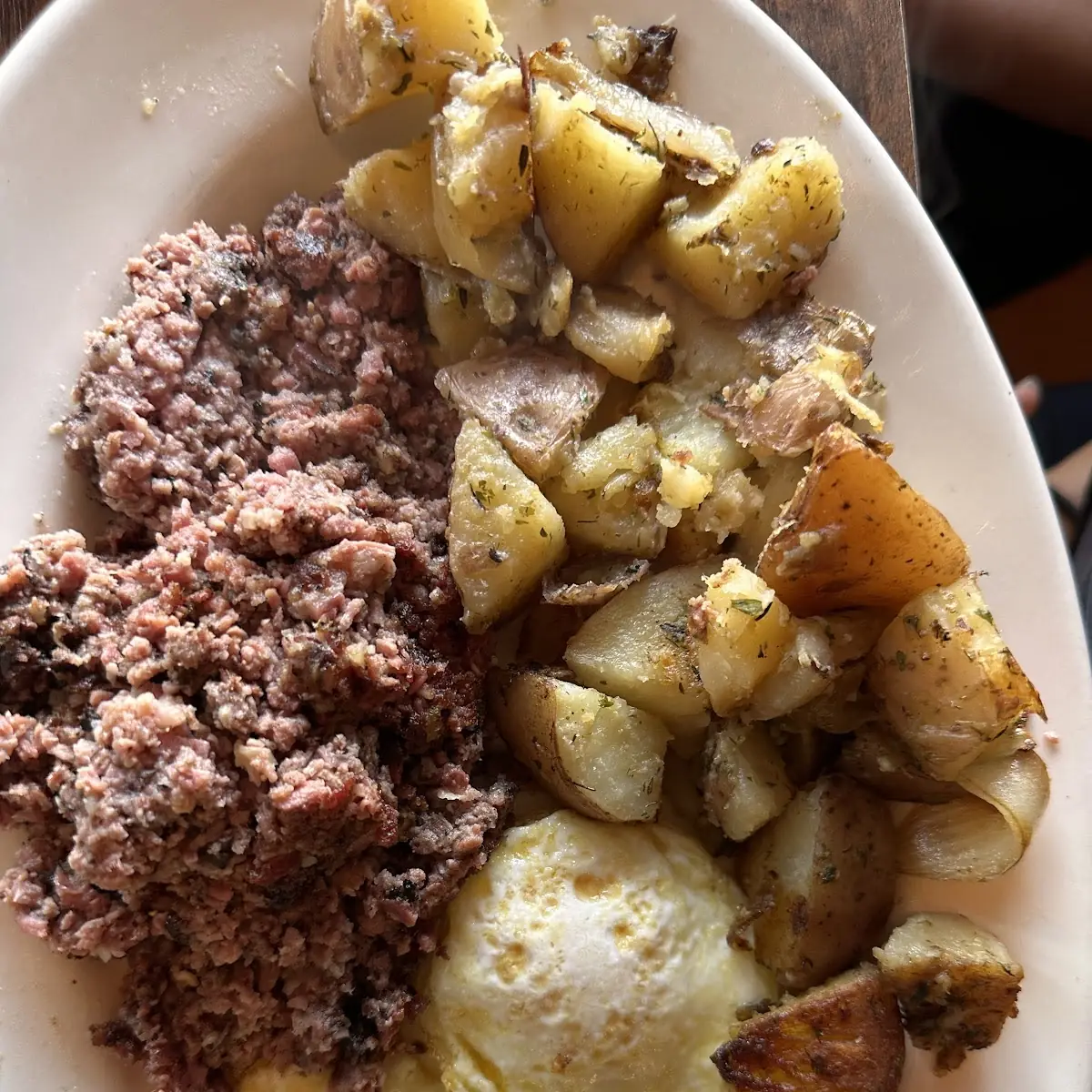 Corned Beef Hash and Eggs