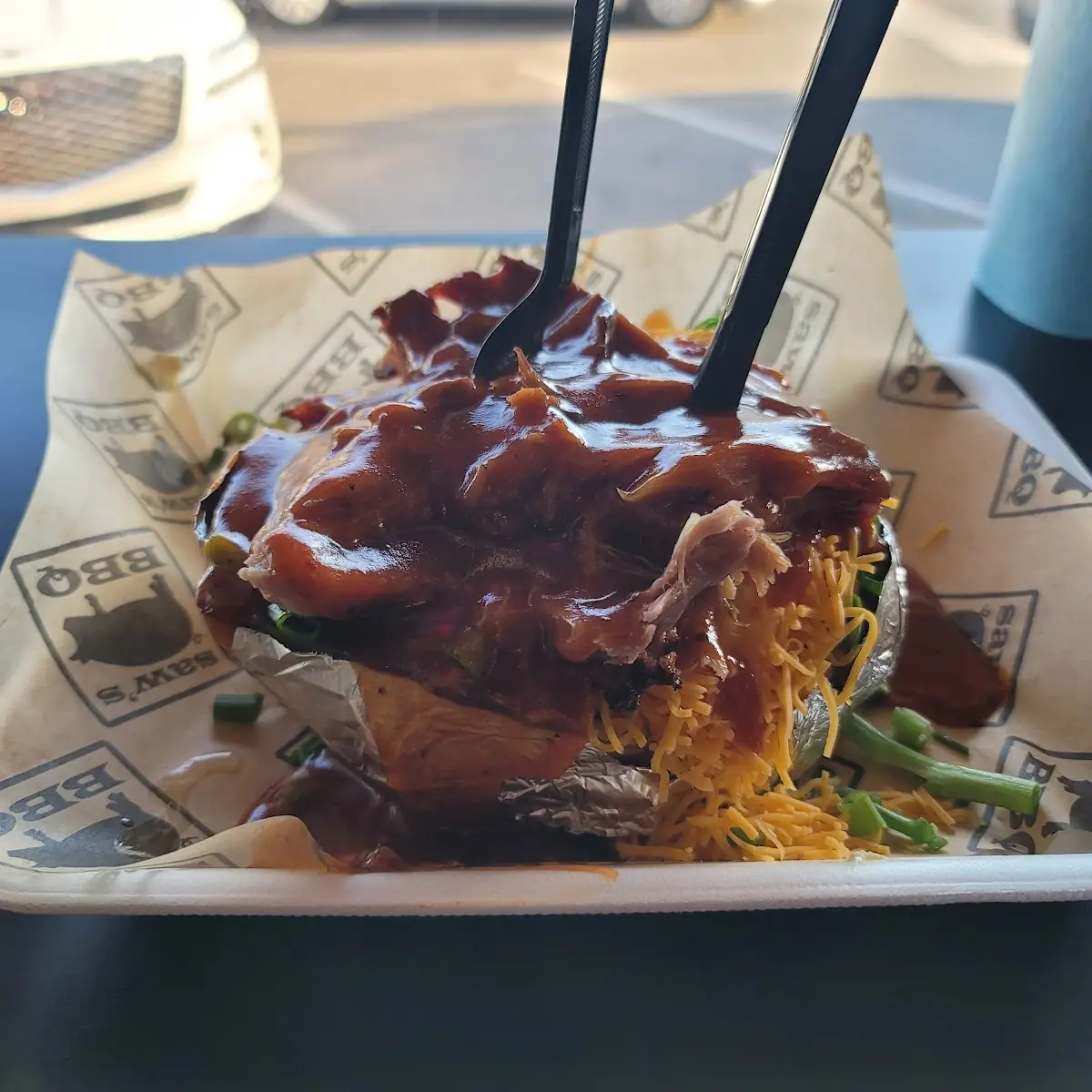 Pulled Pork Baked Potato