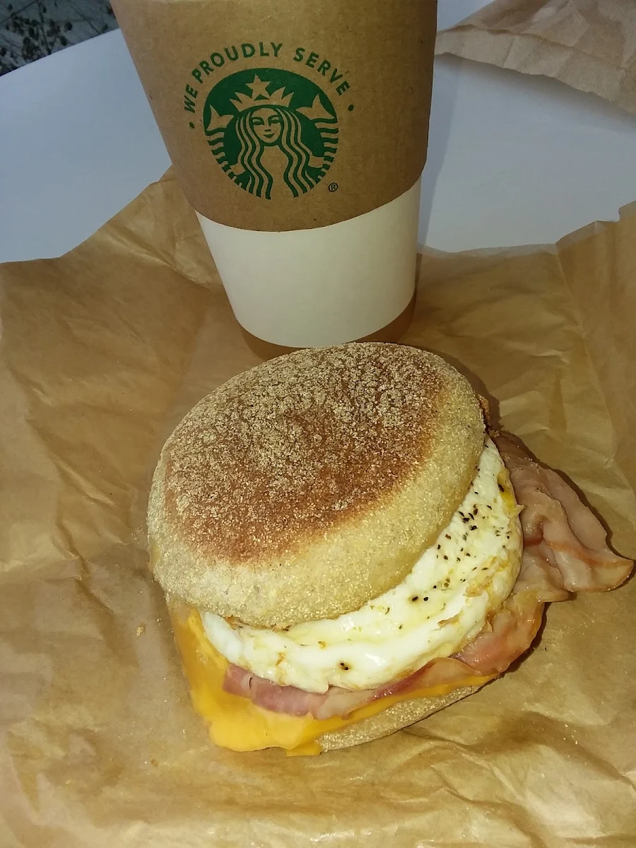Breakfast Sandwich Egg Ham and Cheese