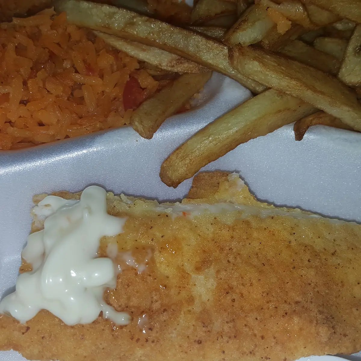 Fried Fish and Shrimp Plate