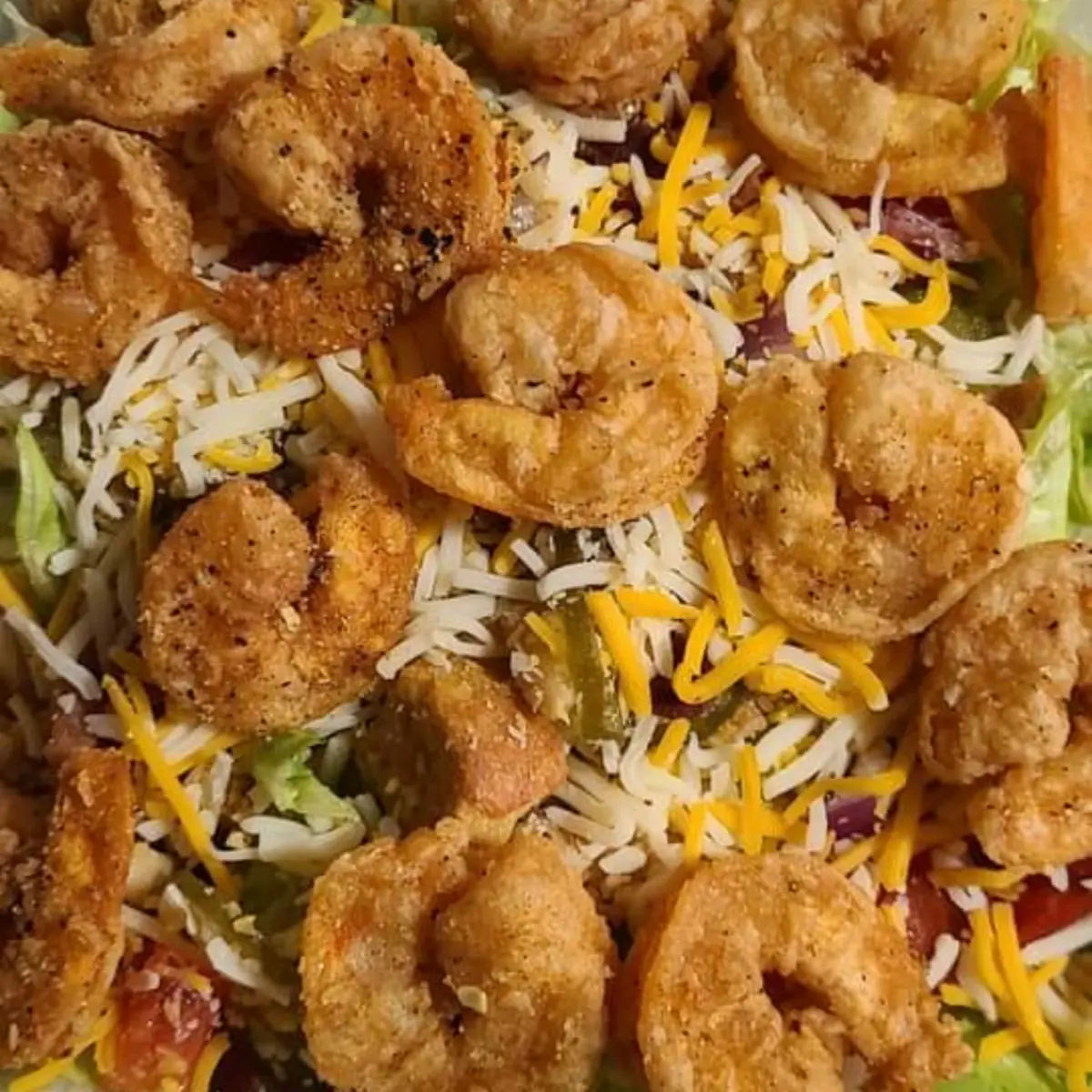 Fried Shrimp Salad
