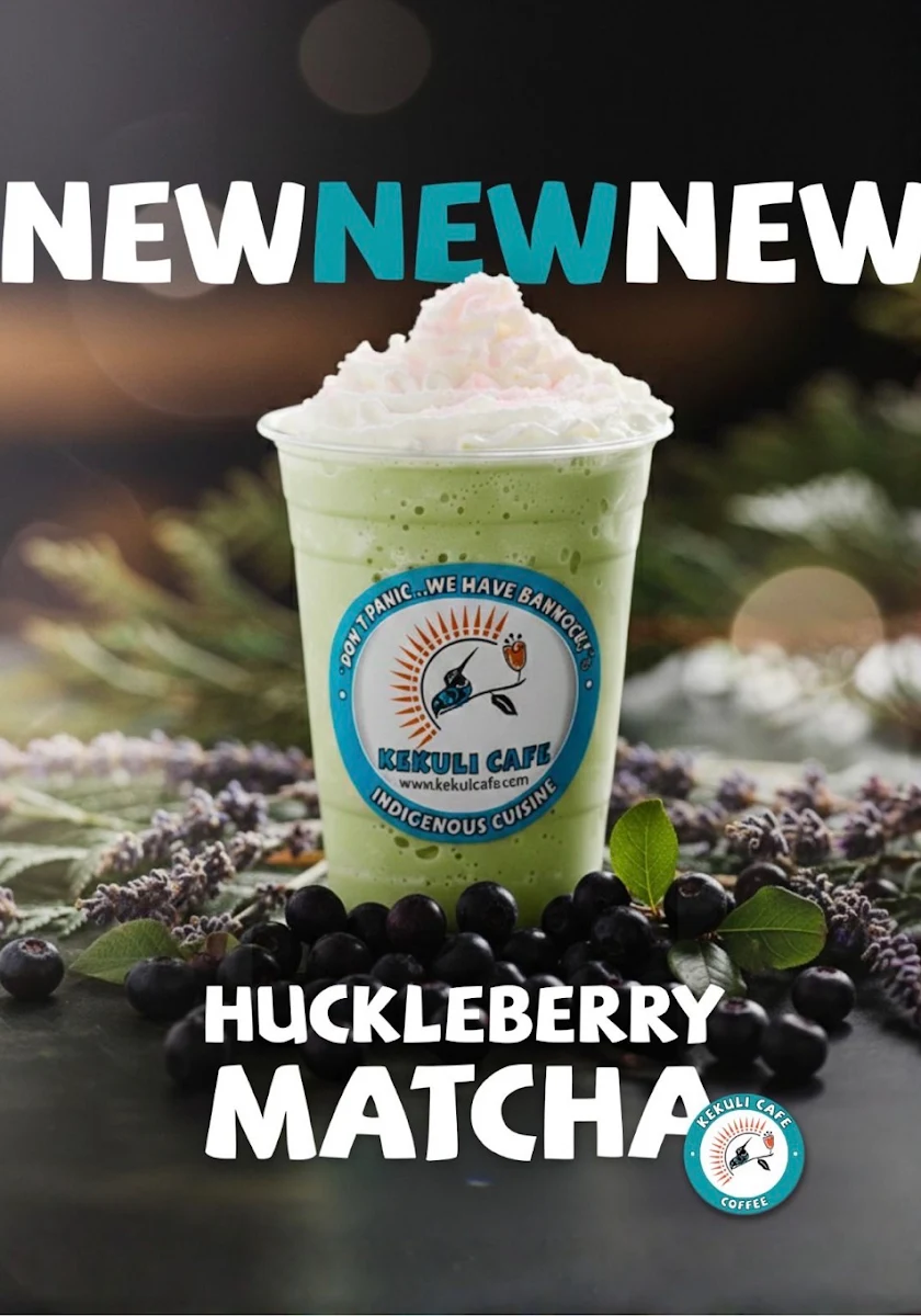 Matcha Lavender Freeze Blended, Kekuli Café Coffee- Merritt