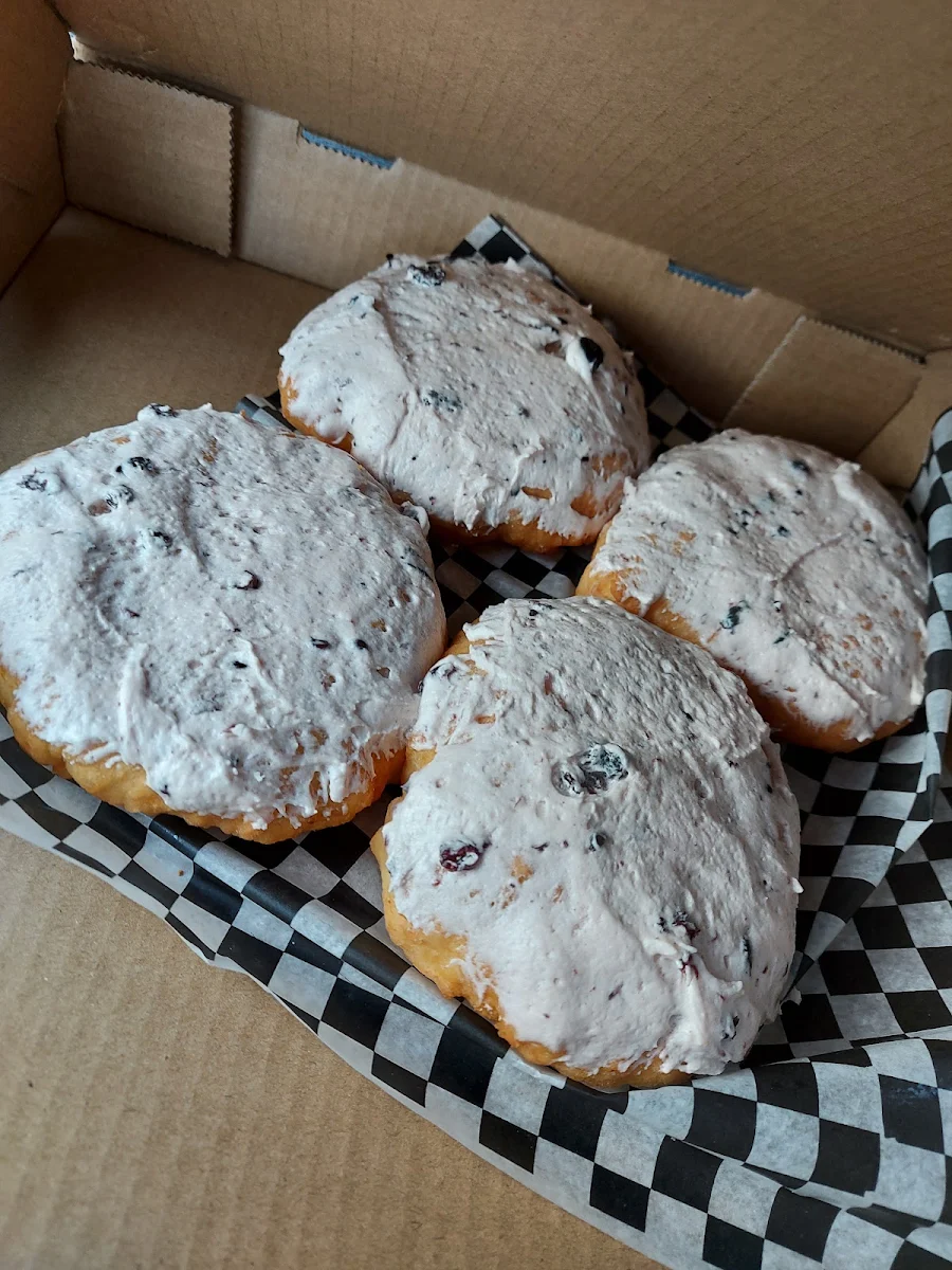 Saskatoon Berry Bannock, Kekuli Café Coffee- Merritt