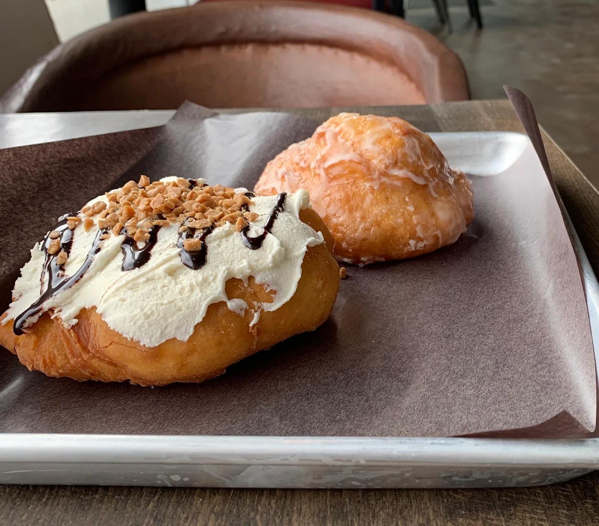 Skor Bannock Saskatoon Bannock Maple Glaze Bannock Maple Walnut, Kekuli Café Coffee- Merritt
