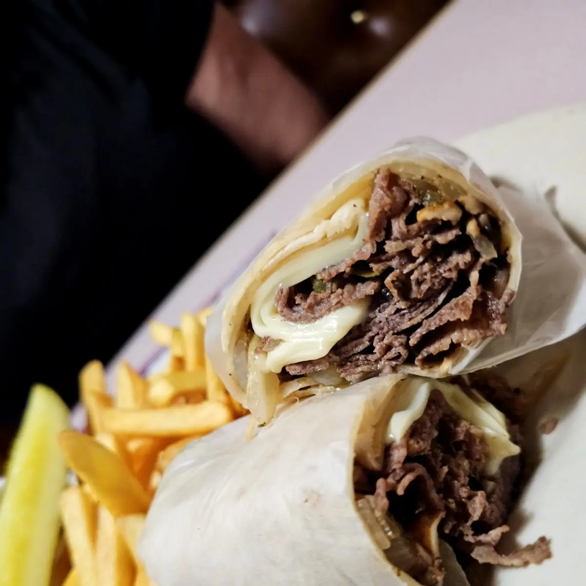 Steak and Cheese Wrap