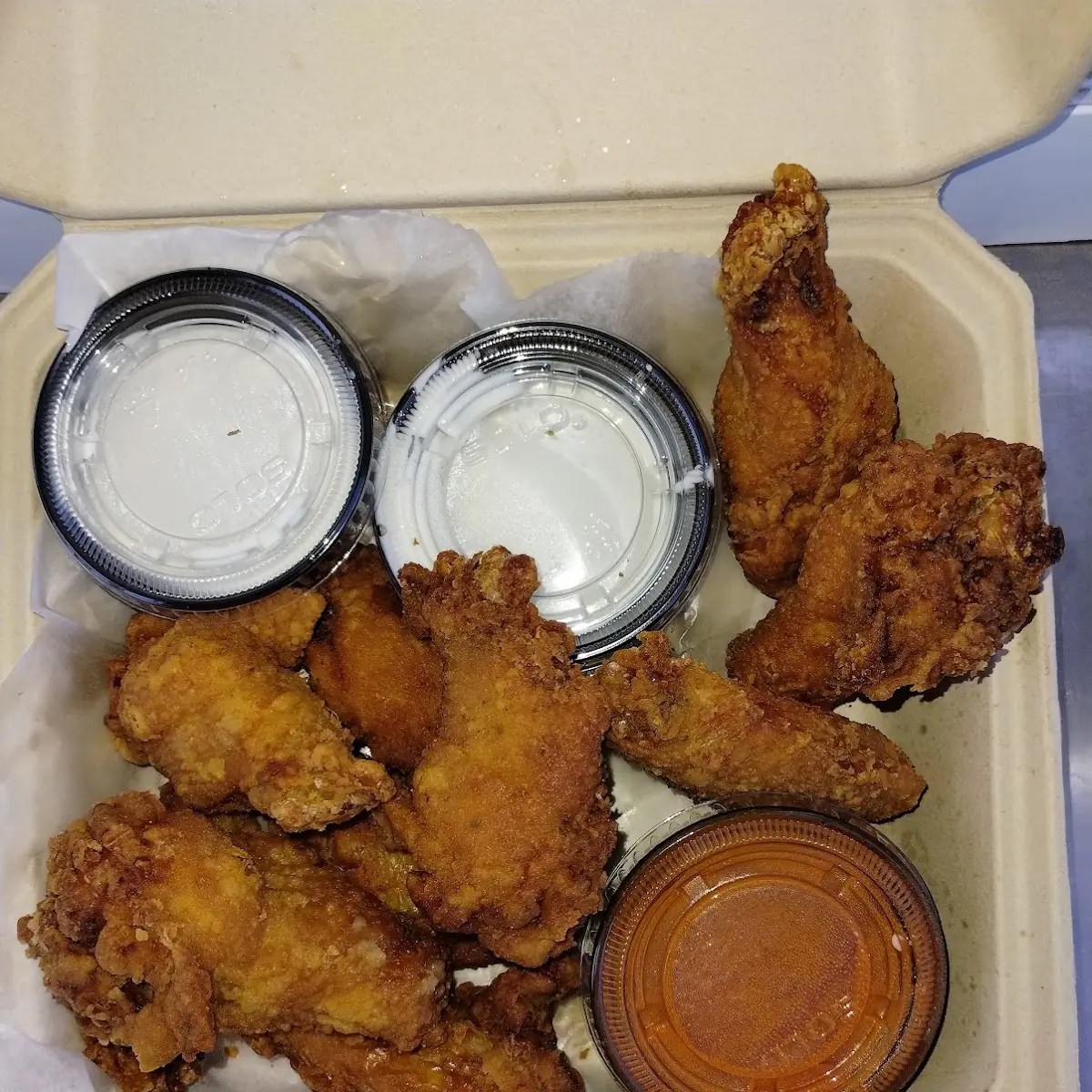Chicken Wings with Bleu Cheese & Celery
