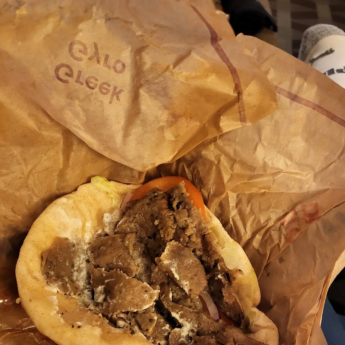 Beef Gyro Sandwich