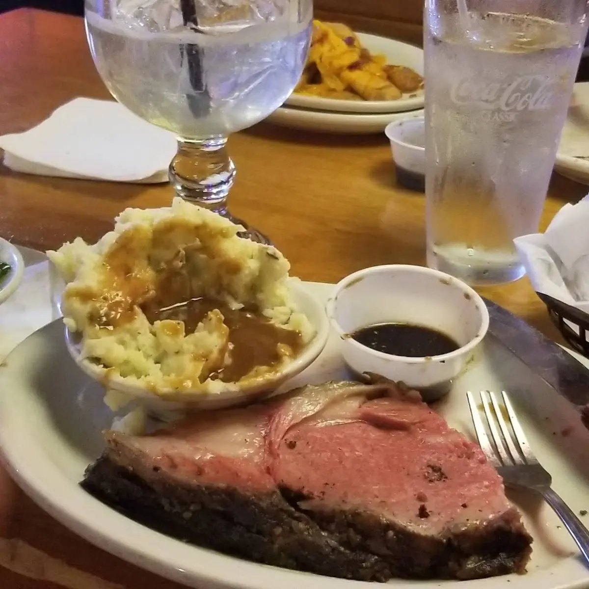 16oz Prime Rib Medium Rare